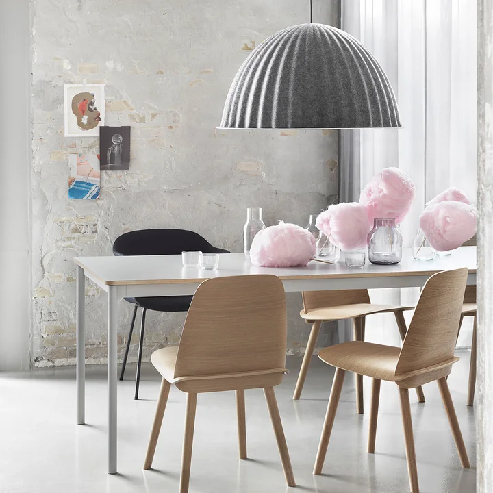 Muuto - Corky Trinkglas (4er-Set), low, grau