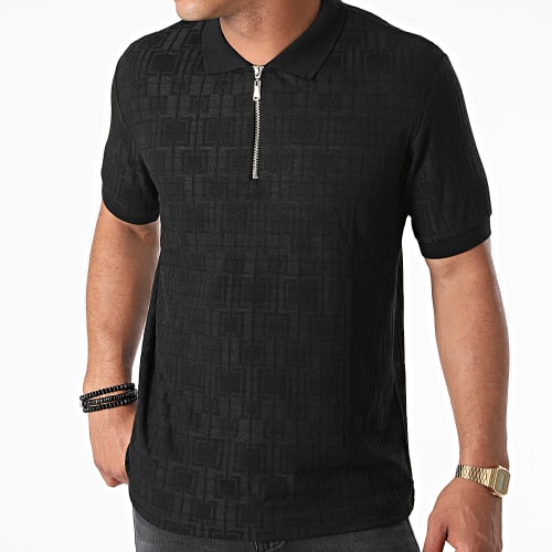 Polo Manches Courtes PL-12 Noir