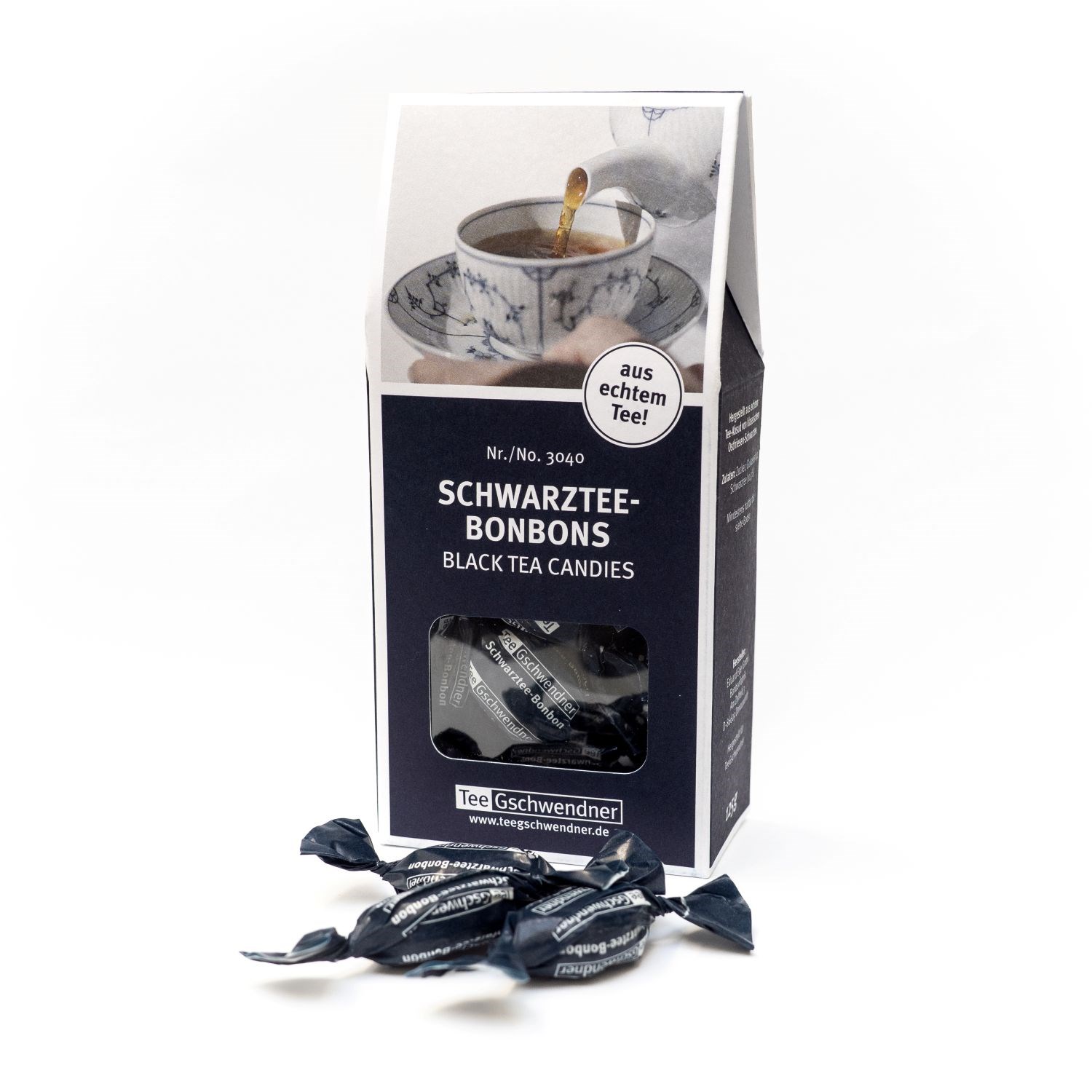 Teebonbons schwarz