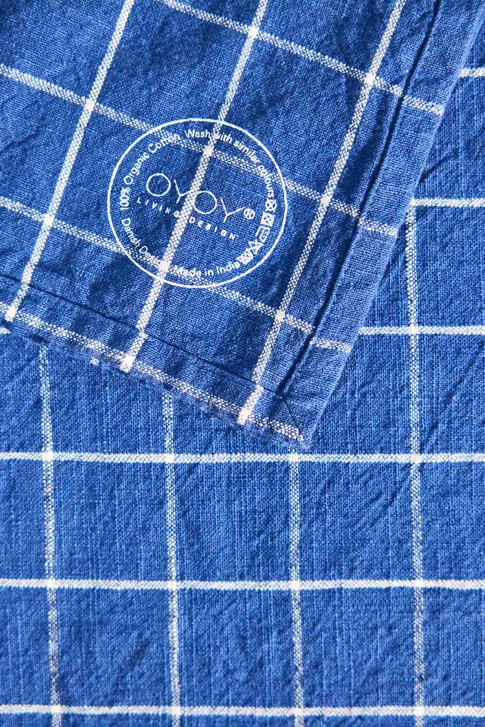 Nappe en coton organique | Bleu