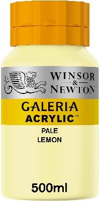 Winsor & Newton - Galeria Akrylmaling - Pale Lemon 500 ML