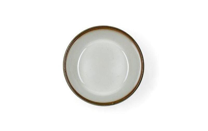 Snackschale 14 cm, 4 Stück, Grau/CrèmeSchalen aus Steinzeug