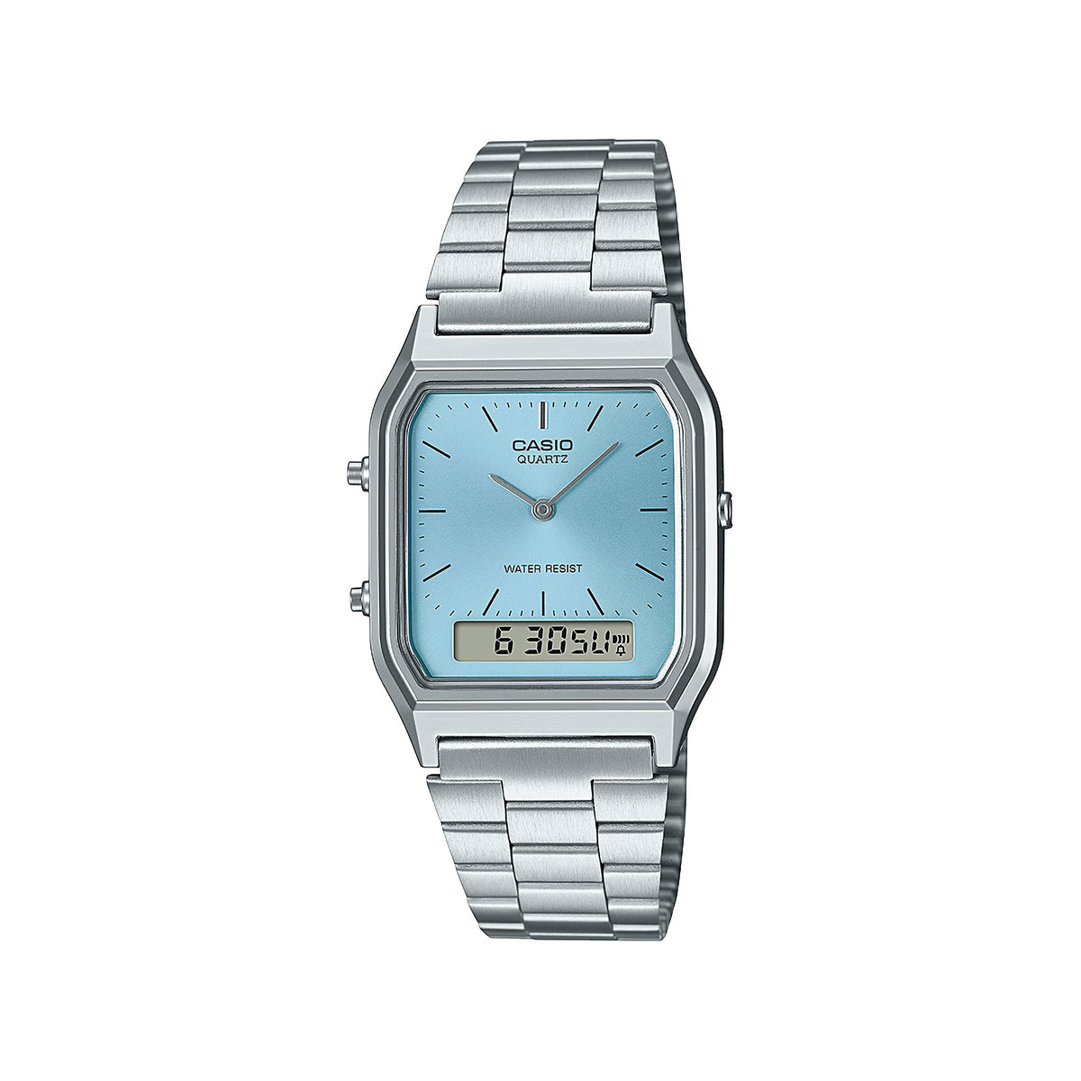 Montre CASIO VINTAGE homme bracelet acier inoxydable