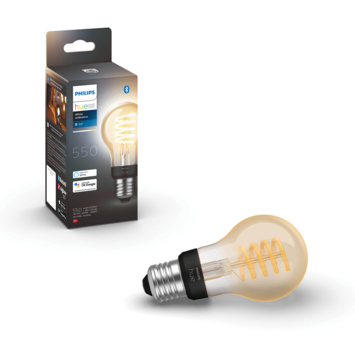 Philips Hue filament standaardlamp A60 - warm tot koelwit licht 7W - E27