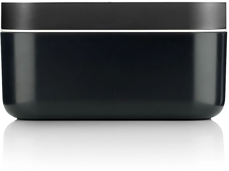 Lékué Eiswürfelbox Schwarz Eiswürfelschale mit dem Eisbox zur Herstellung und Aufbewahrung von Eiswürfeln