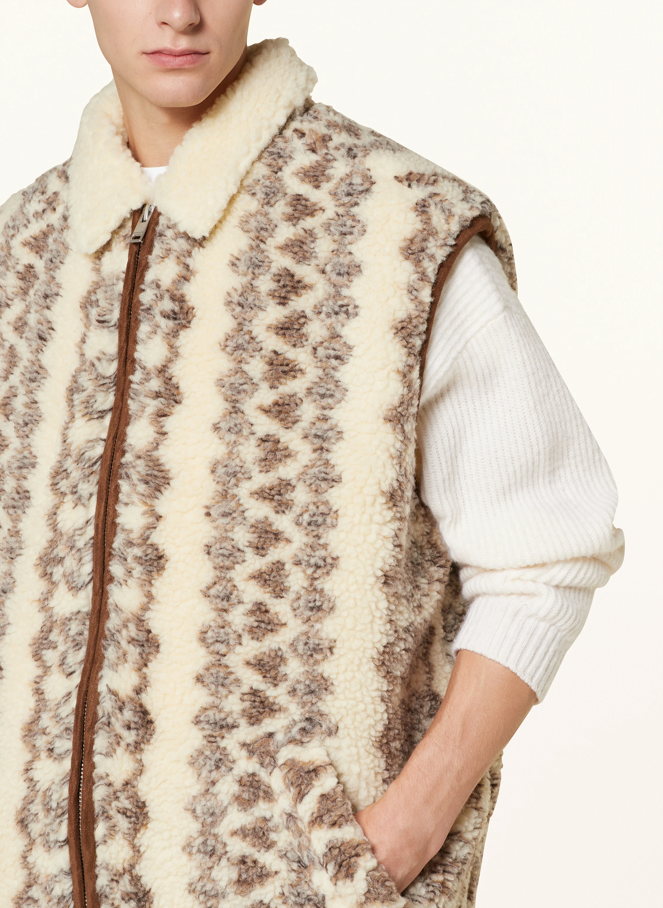 ISABEL MARANT Teddyfell-Weste MAX zum Wenden