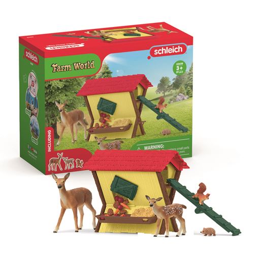 Schleich Fodring Af Skovens Dyr
