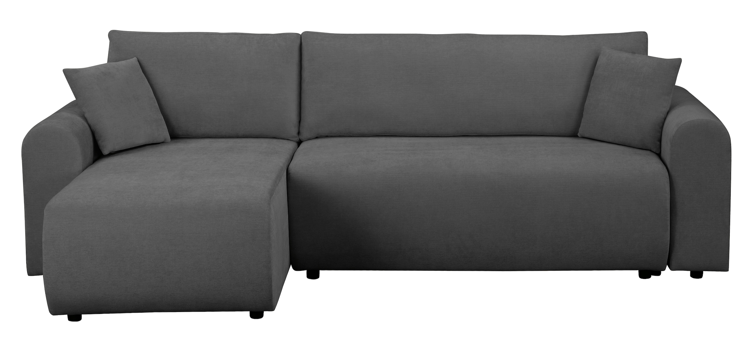GOODproduct Ecksofa »JONAA, 241cm, L-Form, Schlafsofa, Boxspringfederung, Cord u. Struktur« 133/200cm, Recamiere links/rechts, Bettkasten, Cord u. Struktur