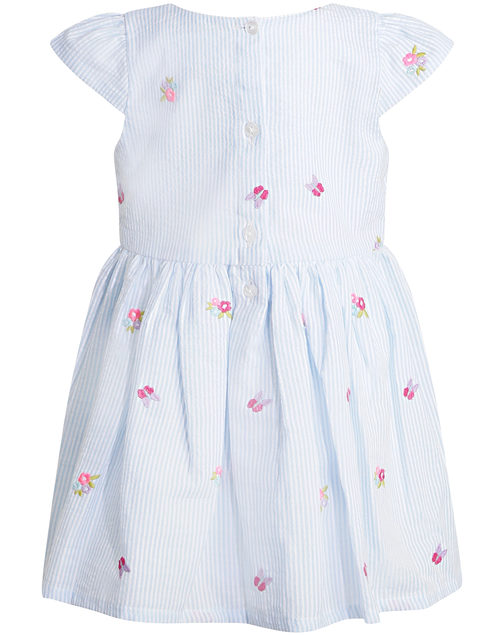 Kurzarmkleid FRÜHLING in light blue