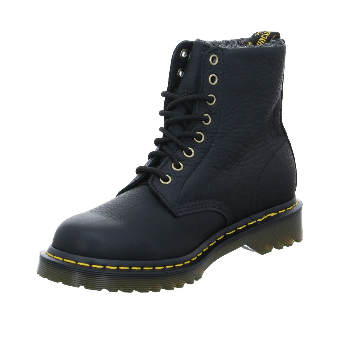 DR. MARTENS Winter-Boots Schwarz Leder