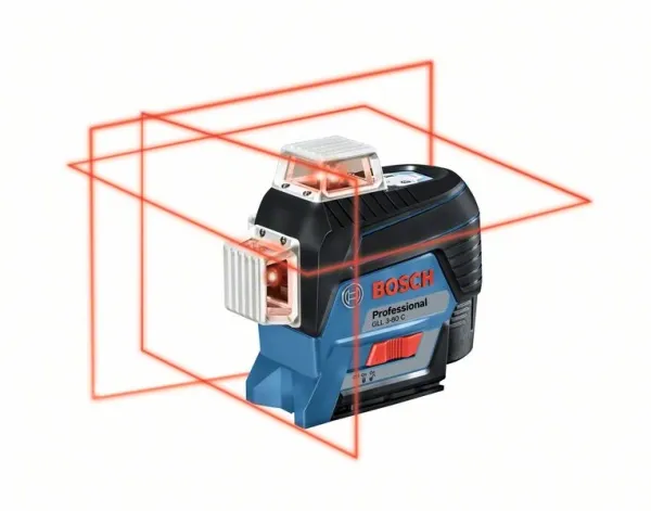 Bosch 3-plane linear laser GLL 3-80 C   BM 1   LR7   L-BOXX (0.601.063.R05)