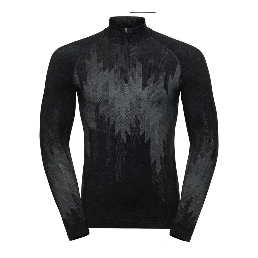 Odlo KINSHIP PW 200 - Sous-couche Homme black melange