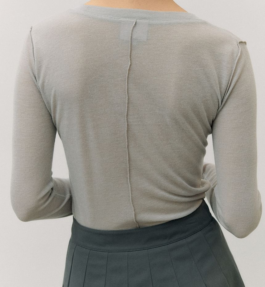 rolarola - T-shirt met ronde hals (grijs)