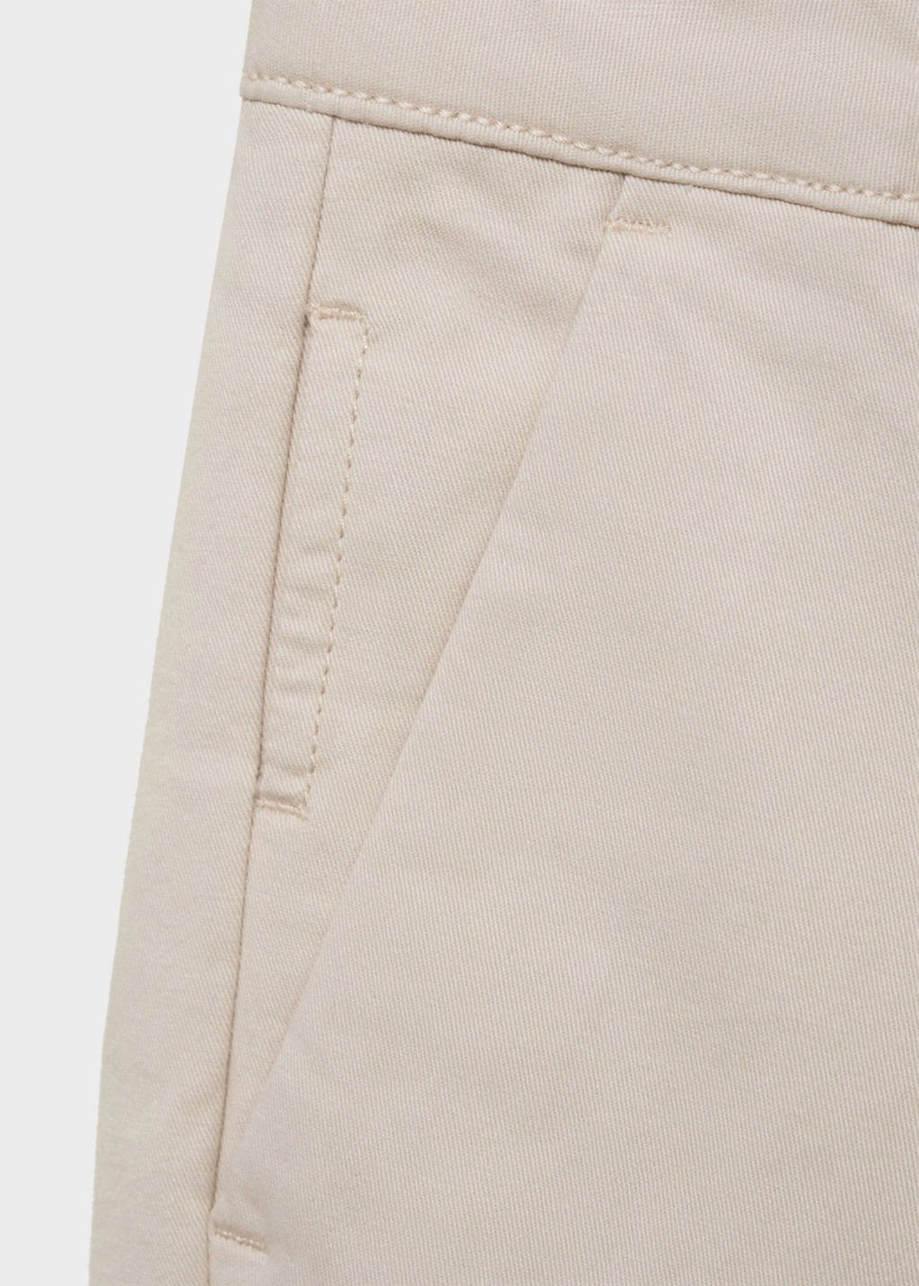Mango Kids straight casual broek wit
