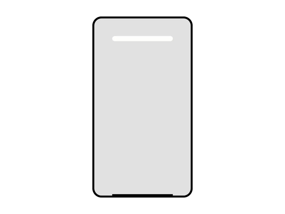 Miroir Salle de Bains Lumineux CONCEPT Anti-Buée et Éclairage Périmétral Triled Chargeur Induction Noir Mat 50x90cm LEDIMEX by SANIZÉO