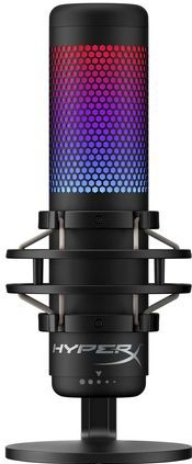 HyperX - QuadCast - Microfoon - RGB - USB - Compatibel met Meerdere Apparaten