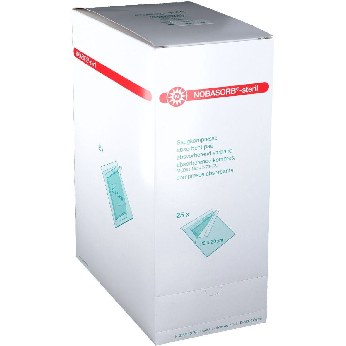 NOBASORB® steril 20 x 20 cm