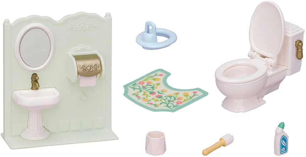 LES TOILETTES - SYLVANIAN MEUBLES ET ACCESSOIRES