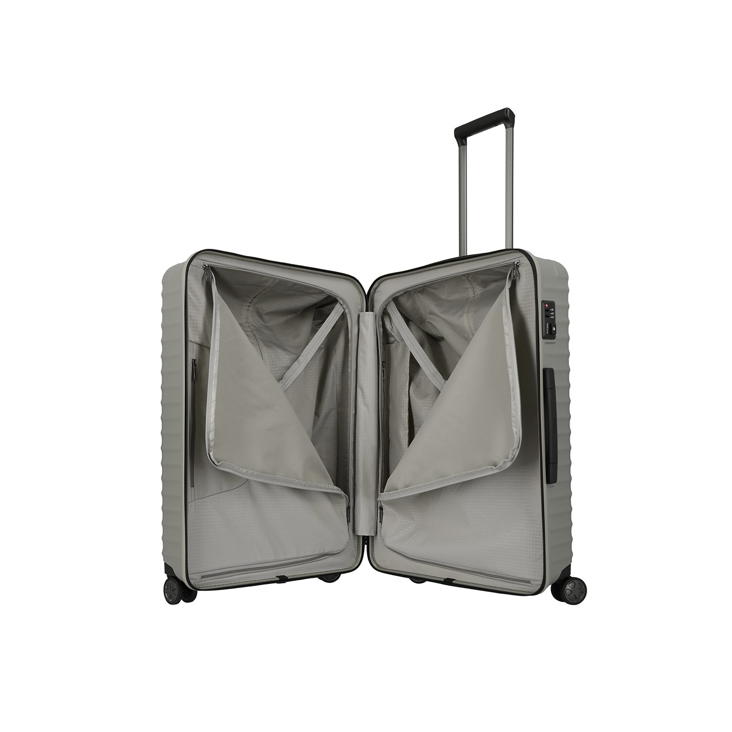 TITAN Litron 4 Wheel Trolley L champagne