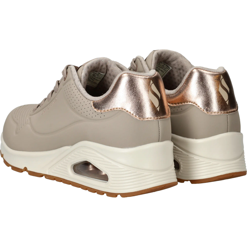 Skechers Uno Golden Air Sneakers Taupe Dames