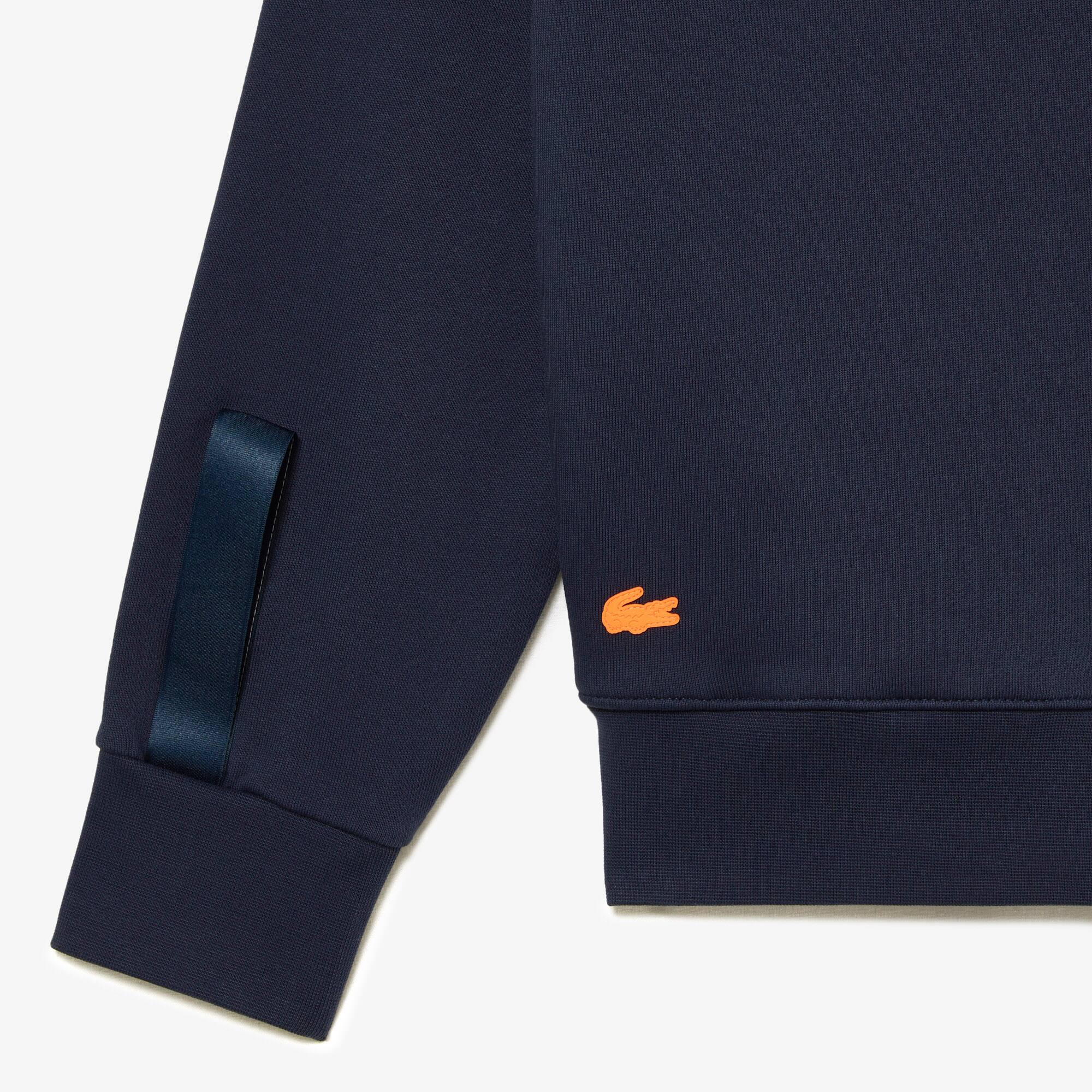 LACOSTE SPORT x Théo Curin Baumwoll-Sweatshirt Sweatshirts - Blau - Lacoste - Unisex