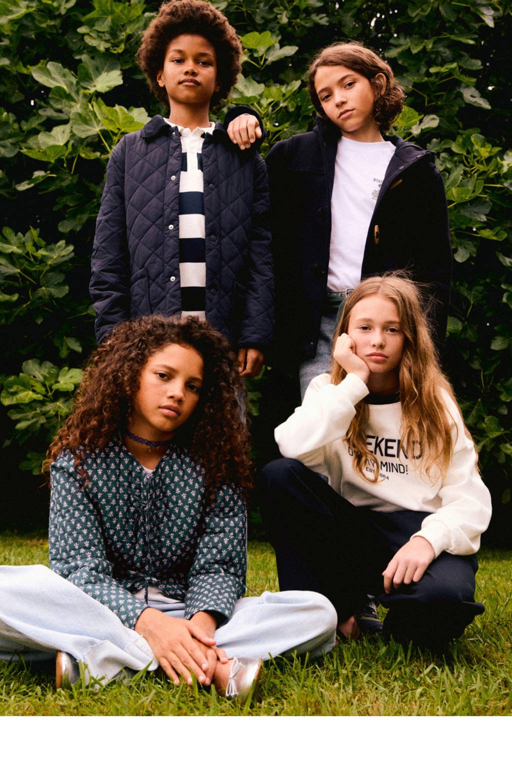 Mango Kids jasje voor binnen blauw