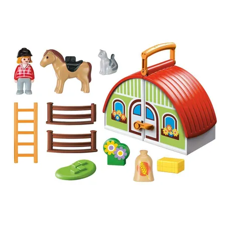 PLAYMOBIL® 70180 1.2.3 Mein Mitnehm-Reiterhof