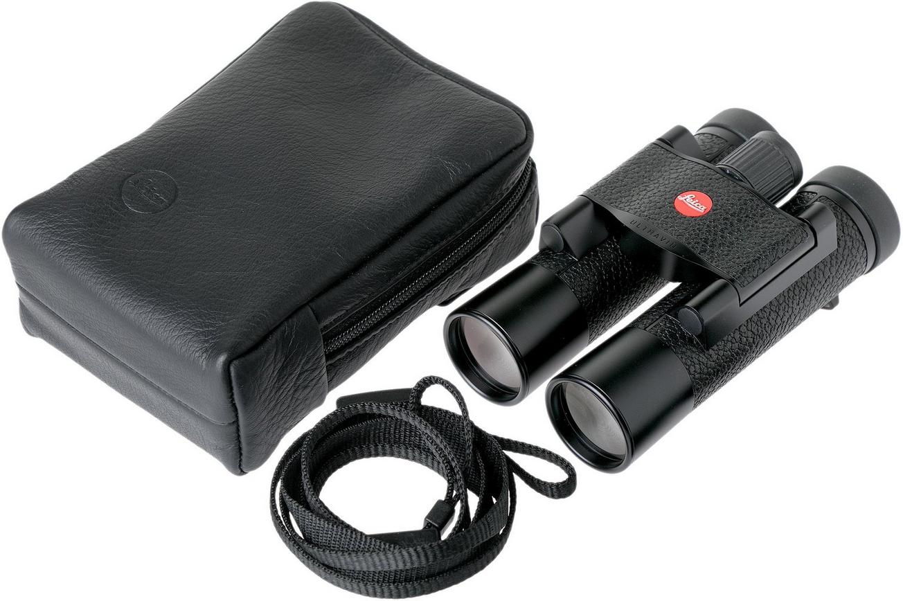 Leica ULTRAVID 10x25 verrekijker, zwart, lederen bekleding