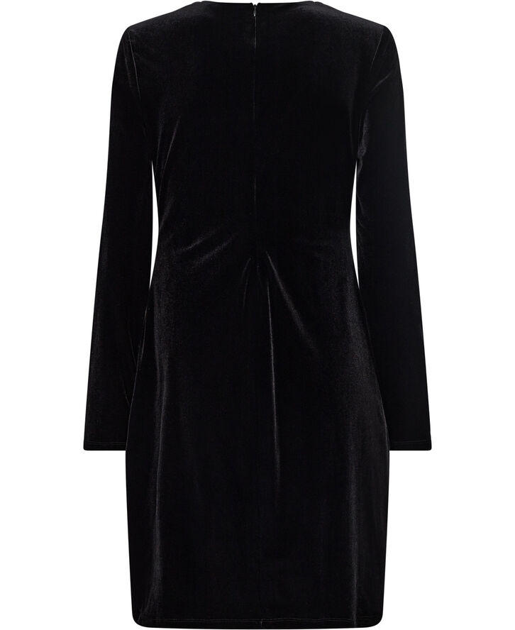 Lauren Ralph Lauren Pleated Stretch Velvet Cocktail Dress Sort