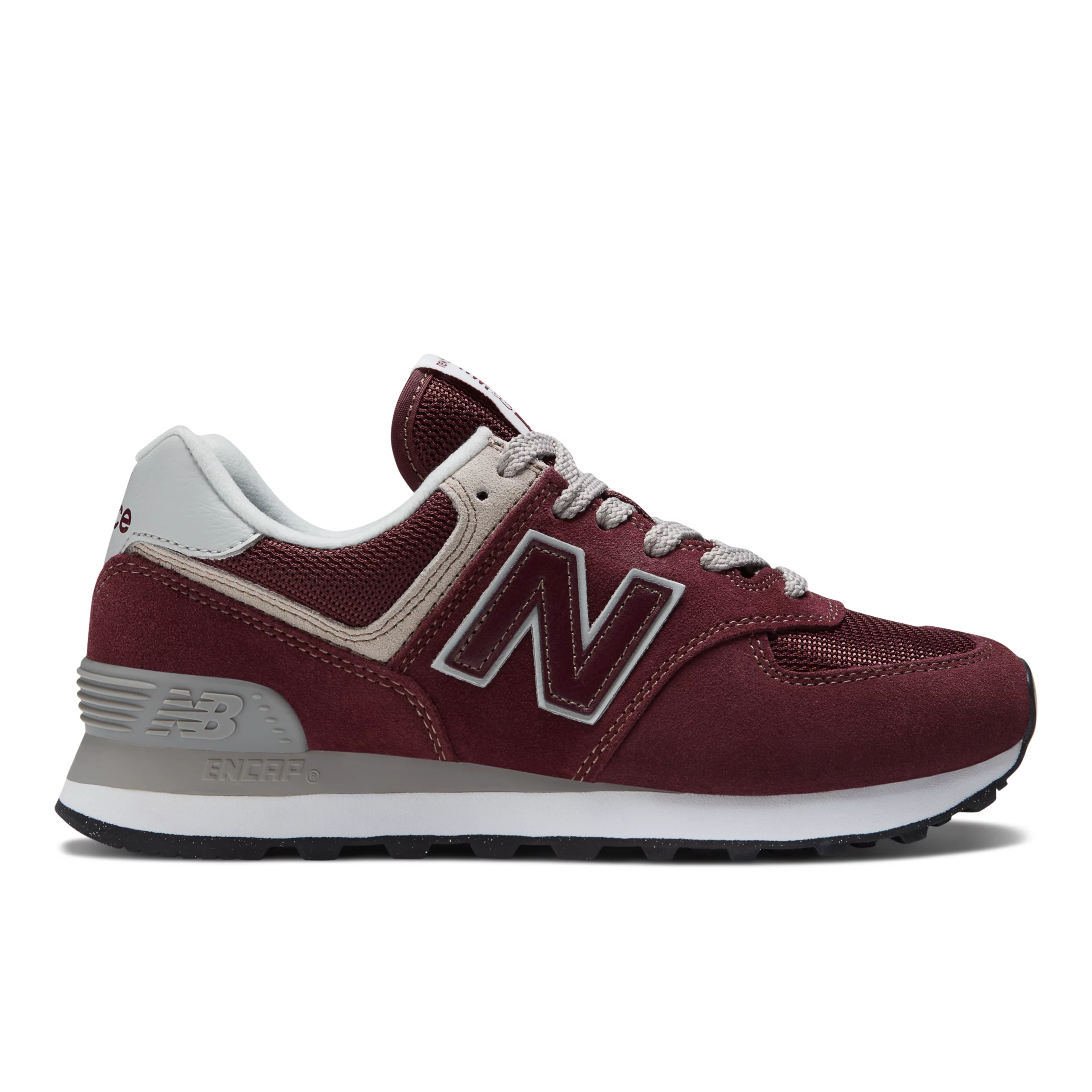 574 Core Burgundy with White
