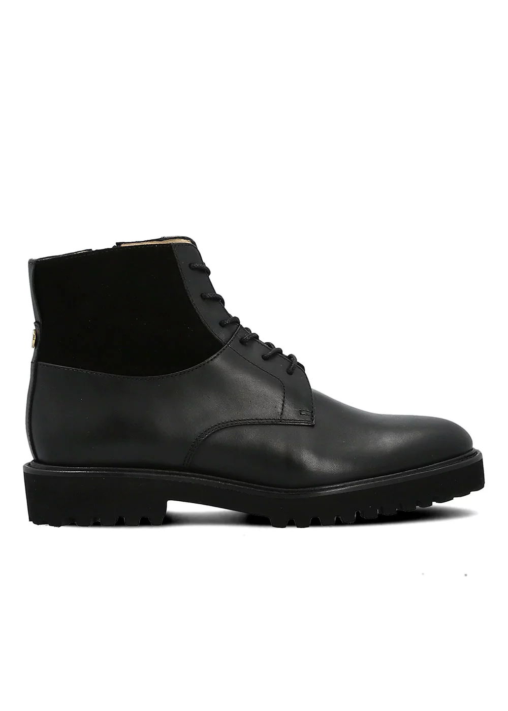 DERBY MONTANT CATANE CUIR ET VELOURS NOIR