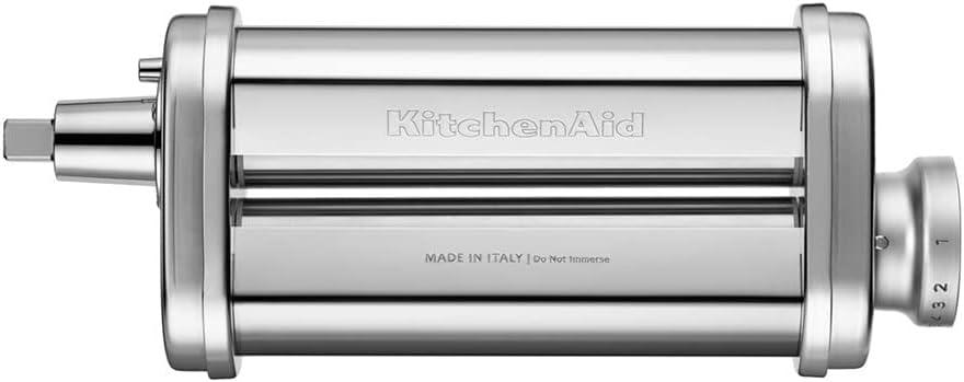 Kitchenaid 5KSMPRA Optionales Zubehör, für alle KitchenAid Dreiteiliger Nudelvorsatz Küchenmaschine