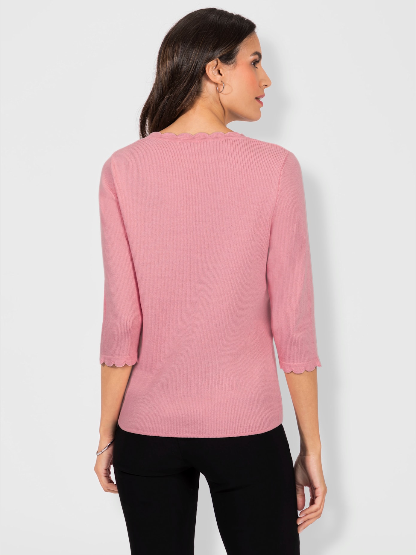 Pull fausse patte de boutonnage