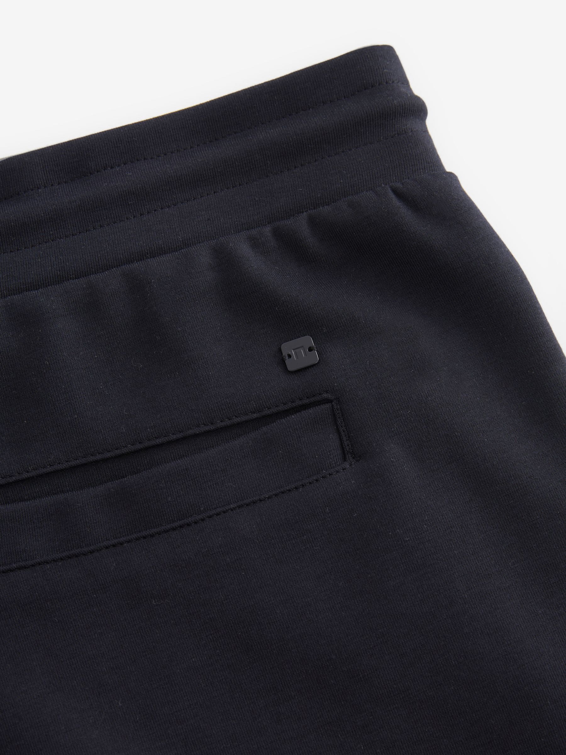 Leisteenkleurig/marineblauw - 2 jersey shorts met ritszakje