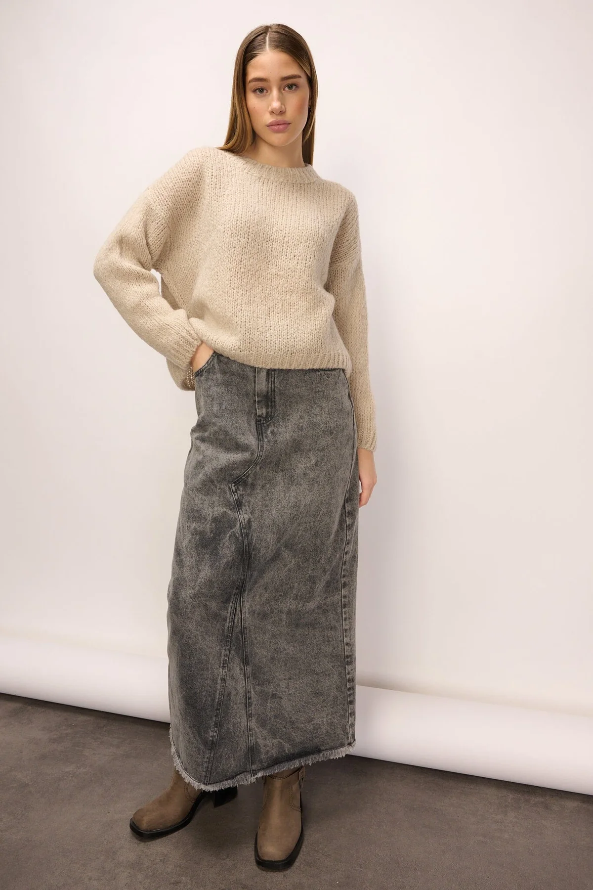 Noella Renn Knit Sweater 021 sand