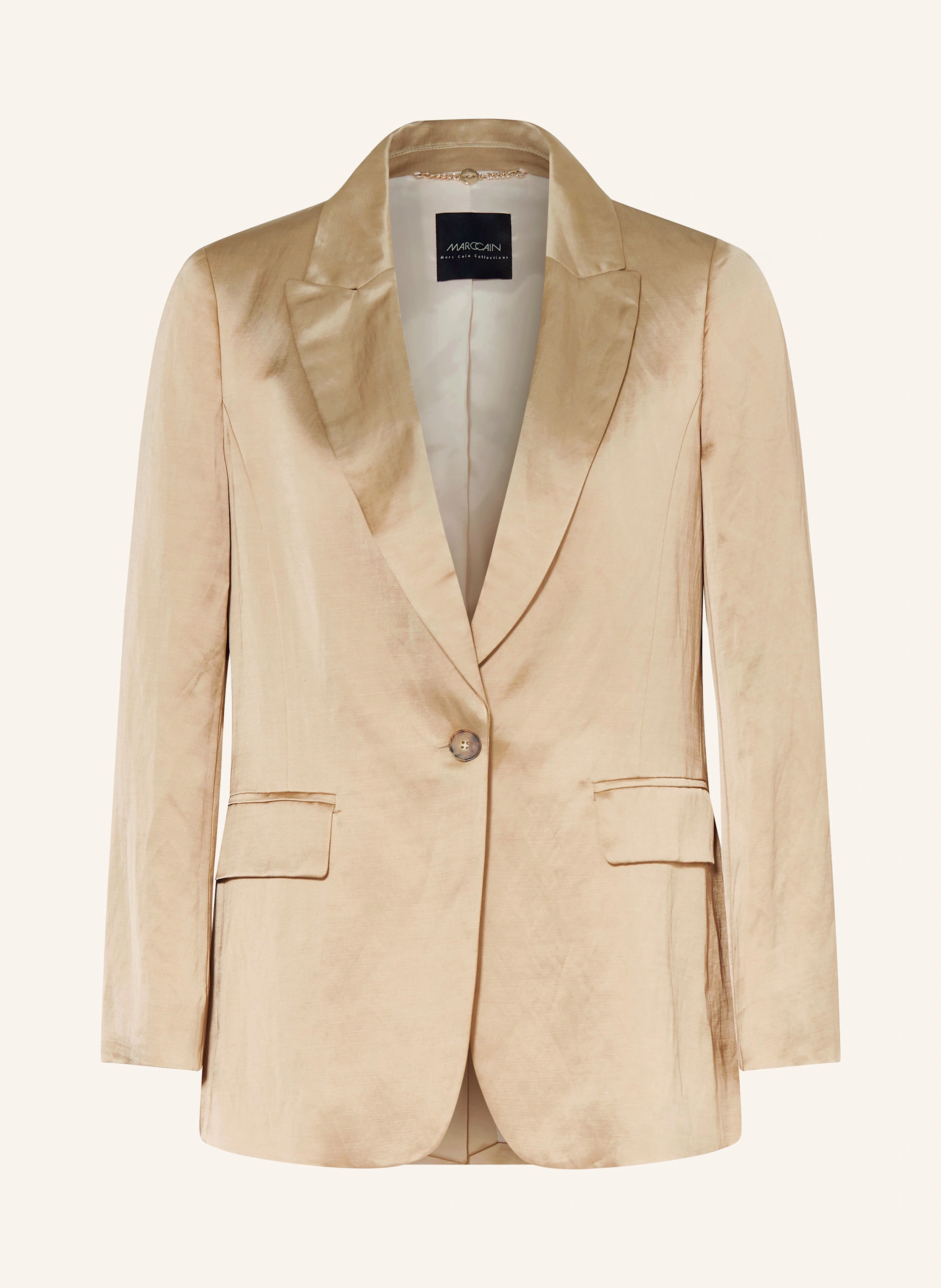 MARC CAIN Blazer mit Leinen aus Satin
