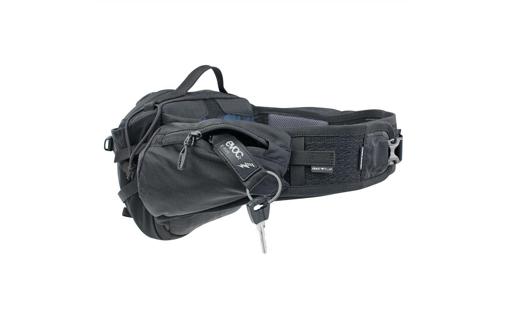 Hüfttasche Pro E-Ride 3 l, SchwarzGürteltasche