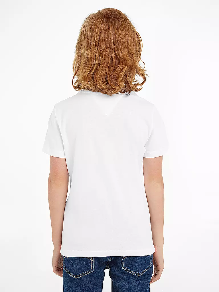 TOMMY HILFIGER Jungen T-Shirt  weiss