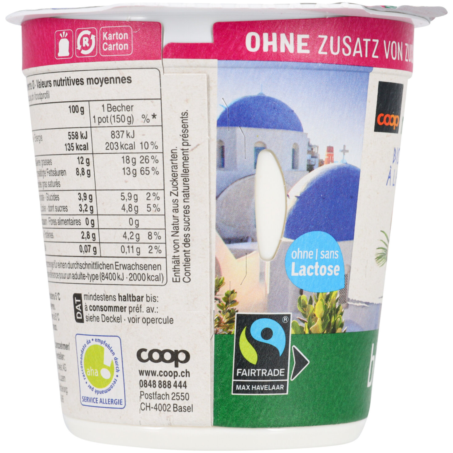 Naturaplan Bio Joghurt à la Grecque Kokos 2x150g