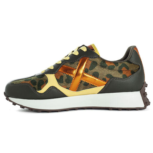 Tênis Feminino Munich Road 8907027 Verde/Multicolorido