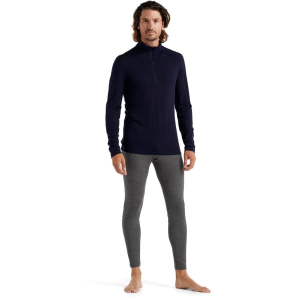 T-shirt thermique ICEBREAKER 200 OASIS LS HALF ZIP MIDNIGHT NAVY