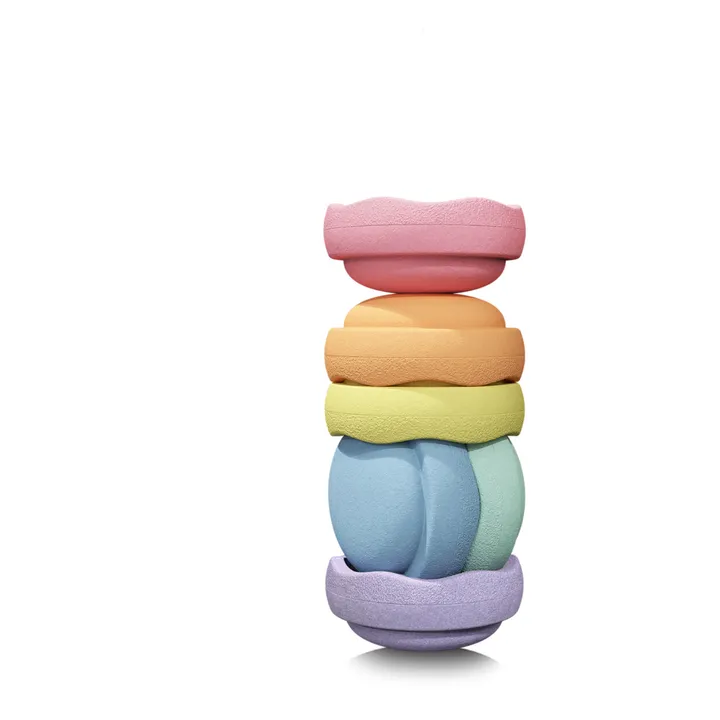 Stapelstein Original rainbow | Pastel