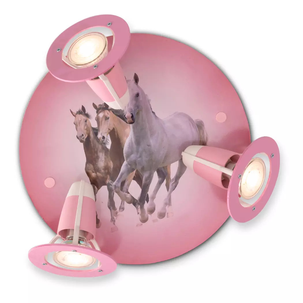 Kinderlampe Pferde