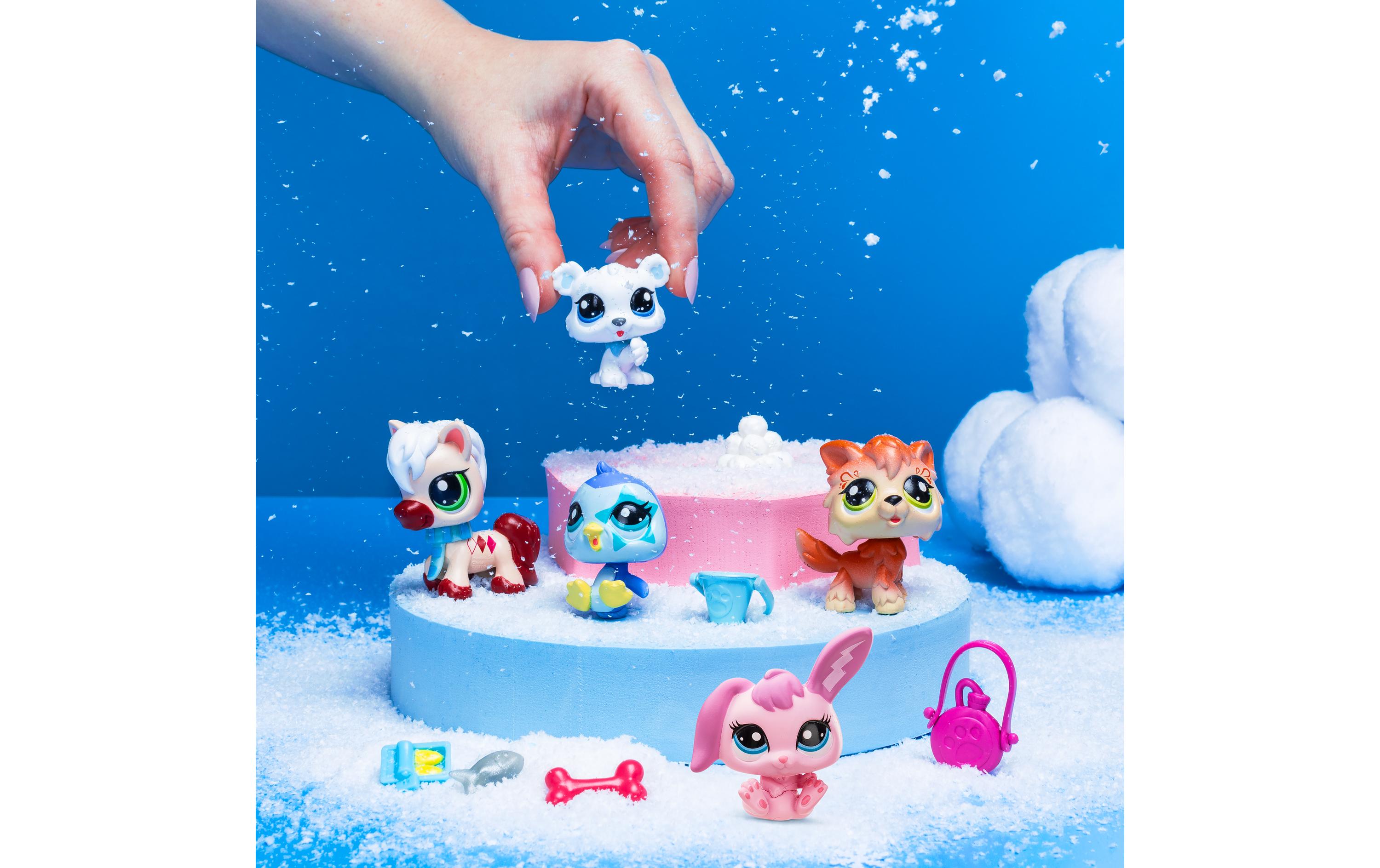 Littlest Pet Shop Set 5 Pets Bergwelt & AccessoiresÜberraschungstier mit Accessoire