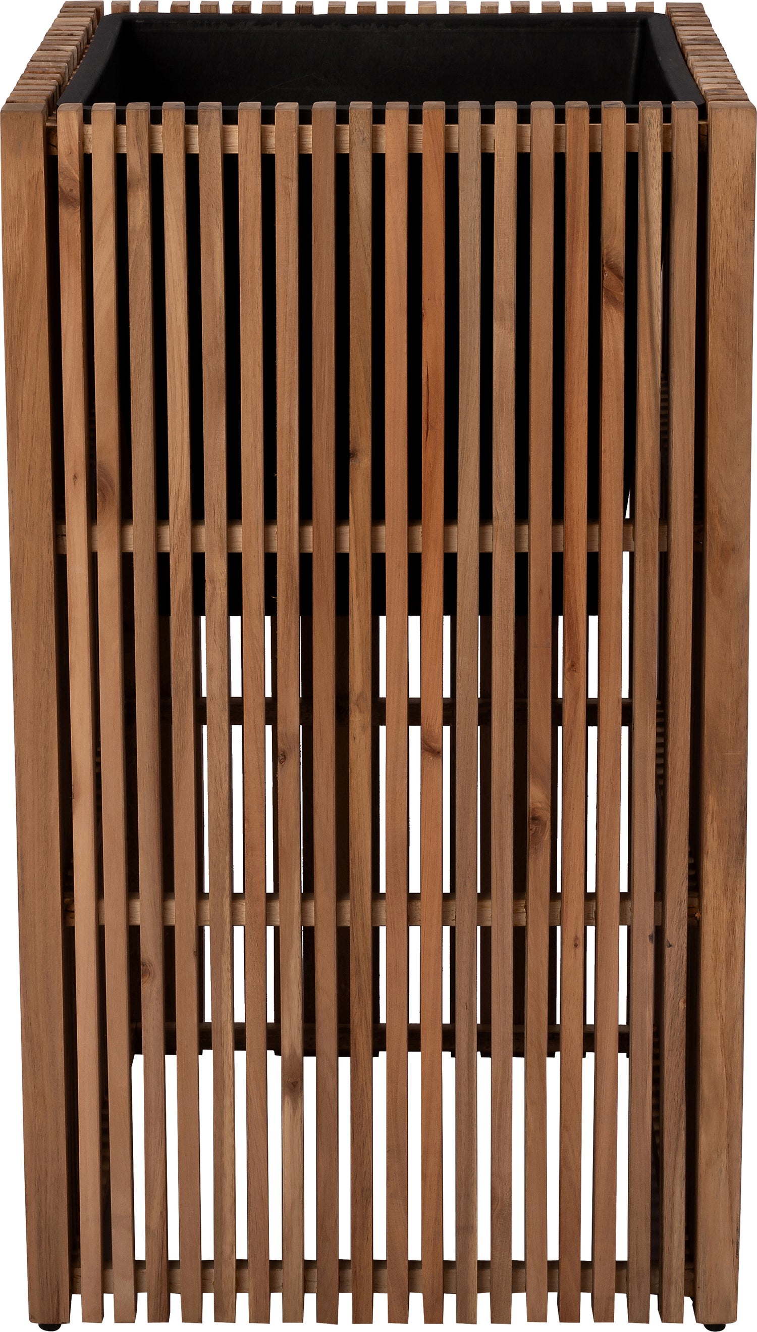 Intratuin bloempot op poten Latten naturel 51 x 51 x 90 cm
