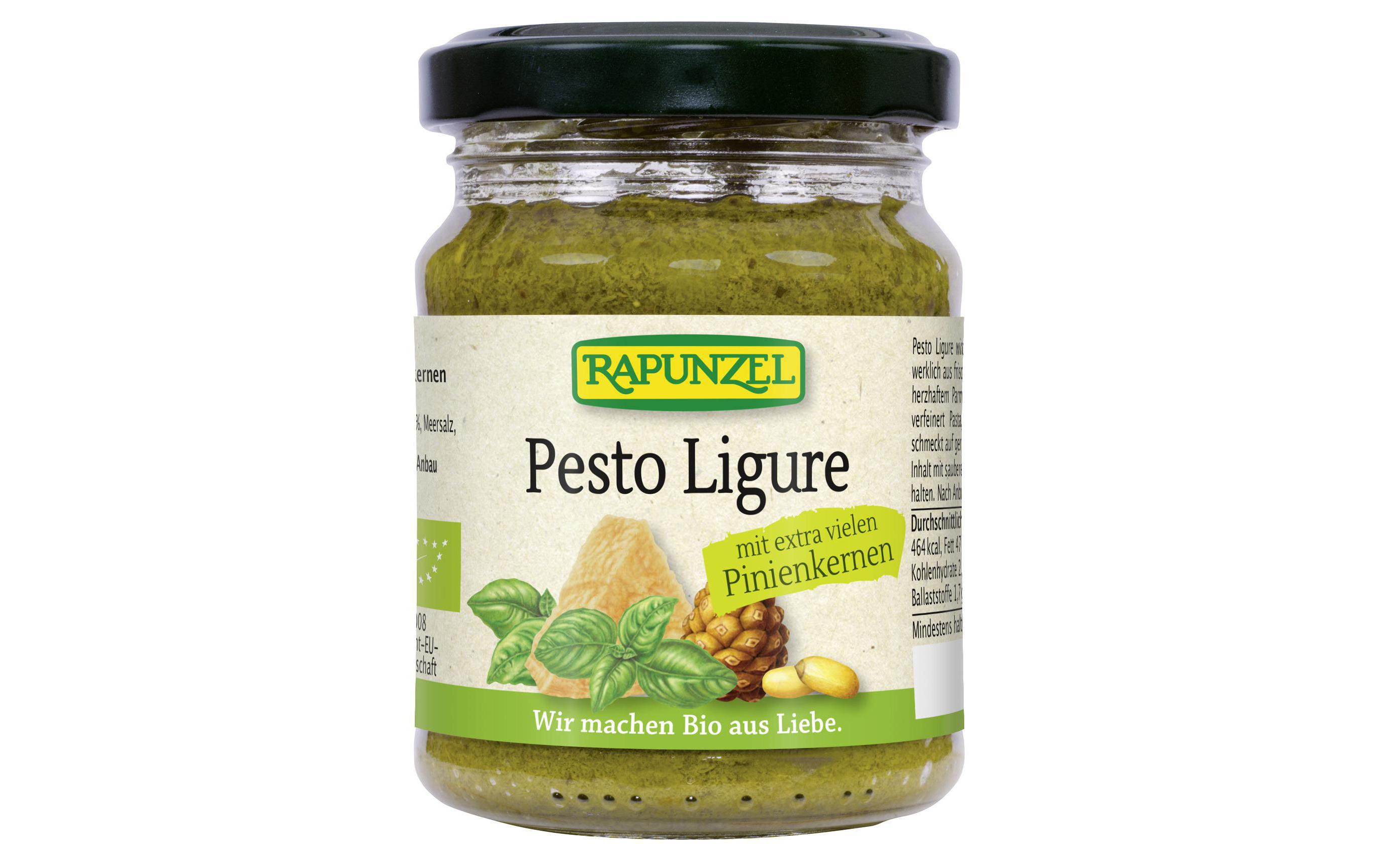 Bio Pesto Ligure 120 gAromatische Würzpaste mit Pinienkernen