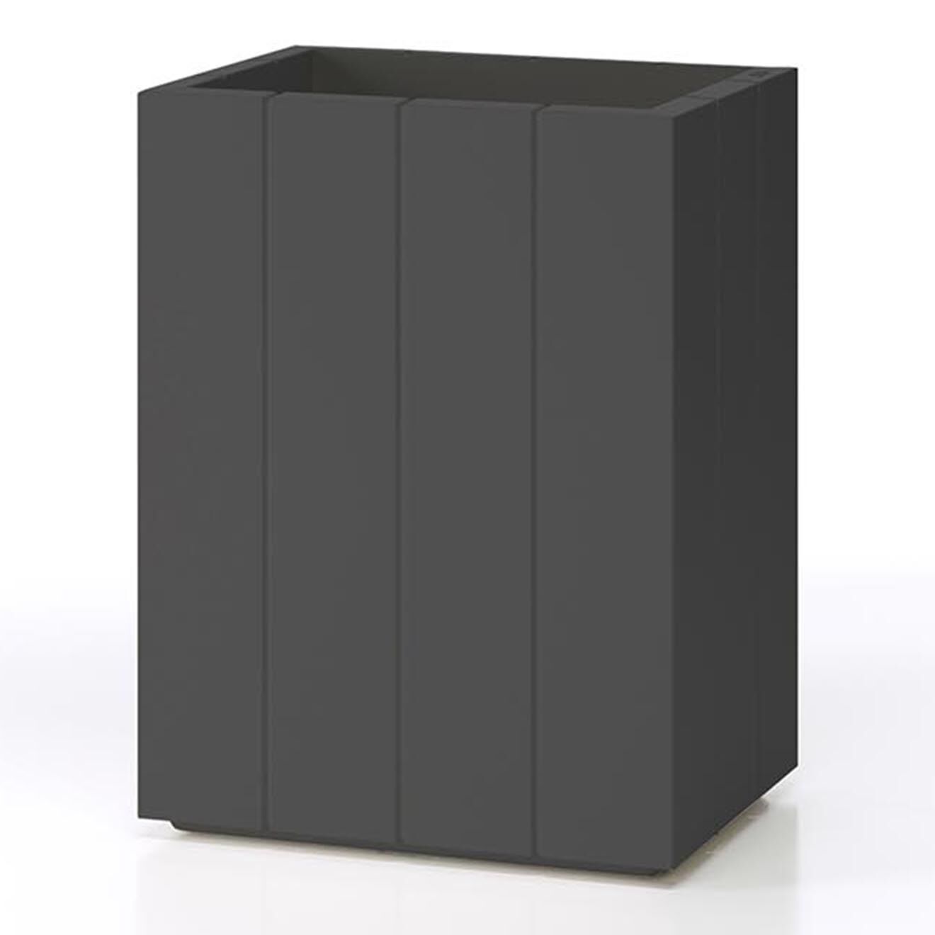 Serralunga Jardinière Design par Raffaella Mangiarotti anthracite - 35x60x45 cm