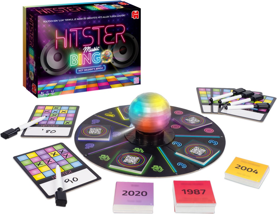 Jumbo bordspel Hitster music bingo 16+ jr
