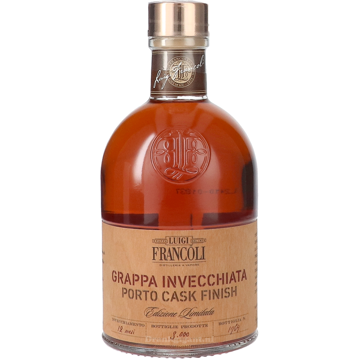 Luigi Francoli Porto Cask Grappa Invecchiata 50 cl