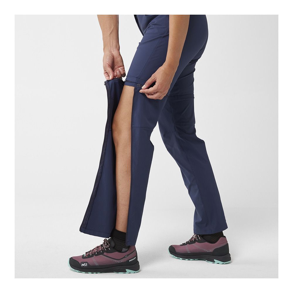 Millet TREKKER STR ZIPOFF III - Pantalon Femme saphir